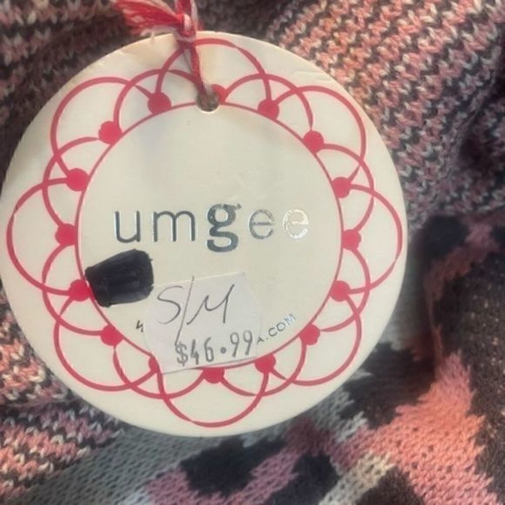 Umgee Animal Print Poncho Sweater Small Medium - Picture 12 of 13